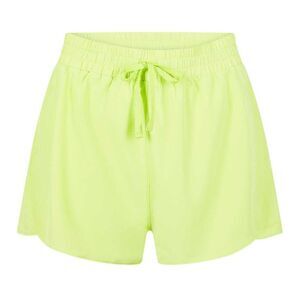 USA Pro Womens/Ladies 2 in 1 Running Shorts / Lime Green